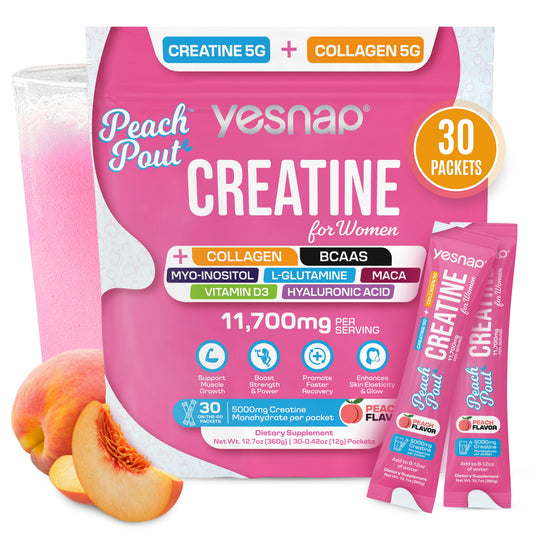 Creatina + Colágeno sabor durazno