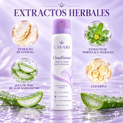 Cavari™ Spray Depilador Sin Dolor – Zona Bikini y Piel Sensible