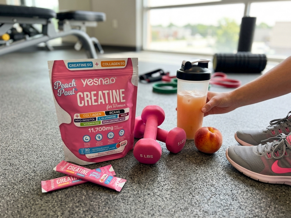 BCAAs, maca, glutamina e inositol de apoyo